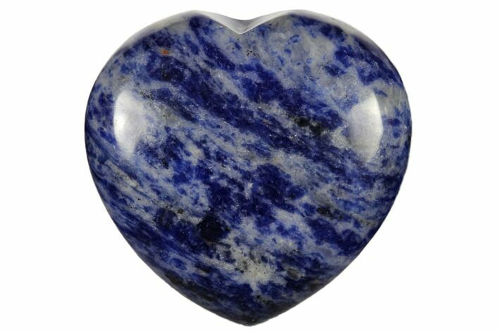 1.6" Polished Sodalite Heart - Photo 1